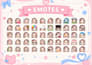 create cute chibi emotes for twitch, discord or youtube